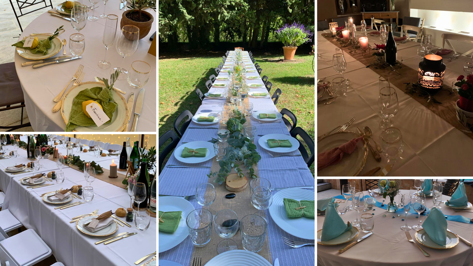 Décoration table provence